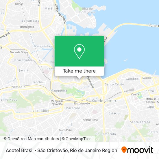 Acotel Brasil - São Cristóvão map