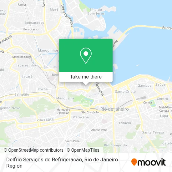 Delfrio Serviços de Refrigeracao map