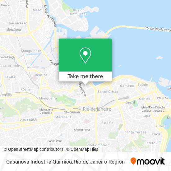 Mapa Casanova Industria Quimica