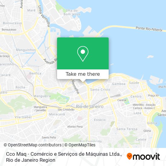 Cco Maq - Comércio e Serviços de Máquinas Ltda. map