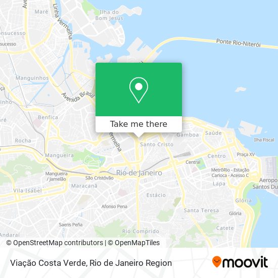 Viação Costa Verde map