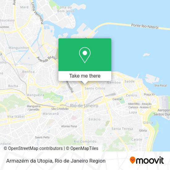 Armazém da Utopia map