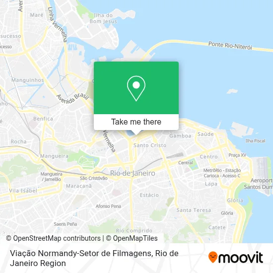 Viação Normandy-Setor de Filmagens map