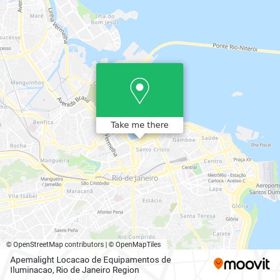 Mapa Apemalight Locacao de Equipamentos de Iluminacao