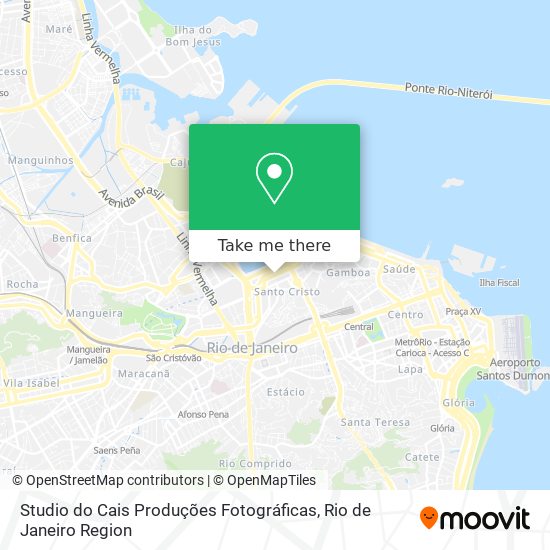 Mapa Studio do Cais Produções Fotográficas