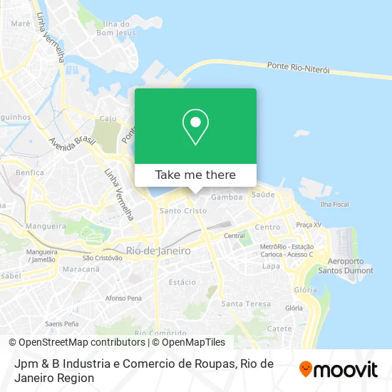 Jpm & B Industria e Comercio de Roupas map