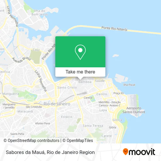 Sabores da Mauá map