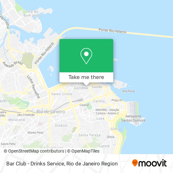 Bar Club - Drinks Service map