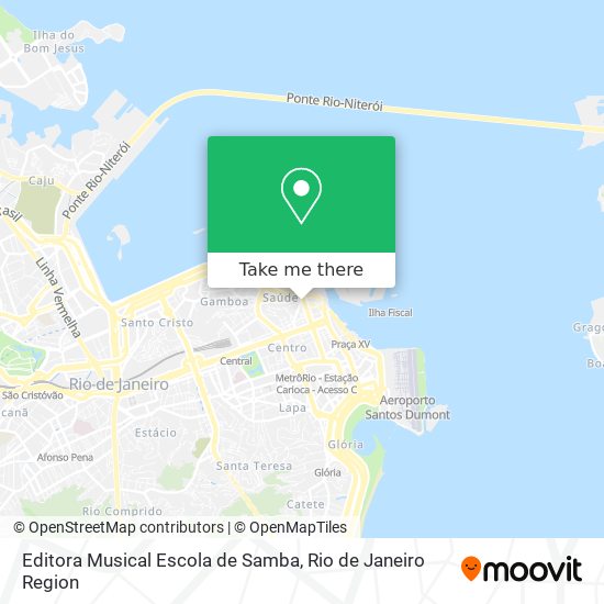 Mapa Editora Musical Escola de Samba
