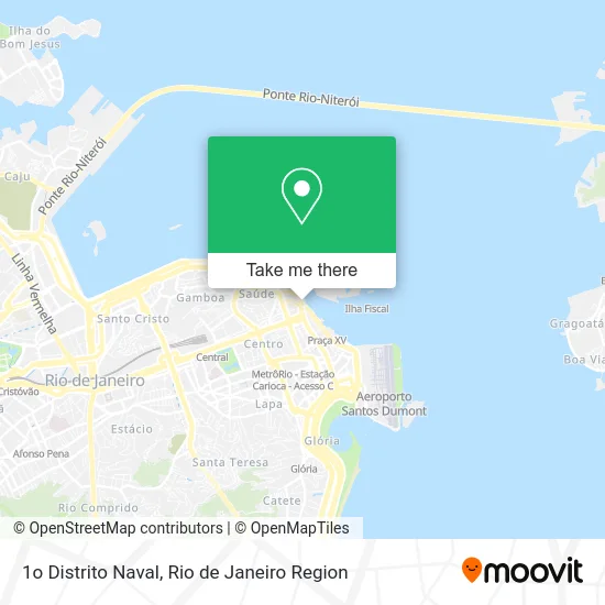 1o Distrito Naval map