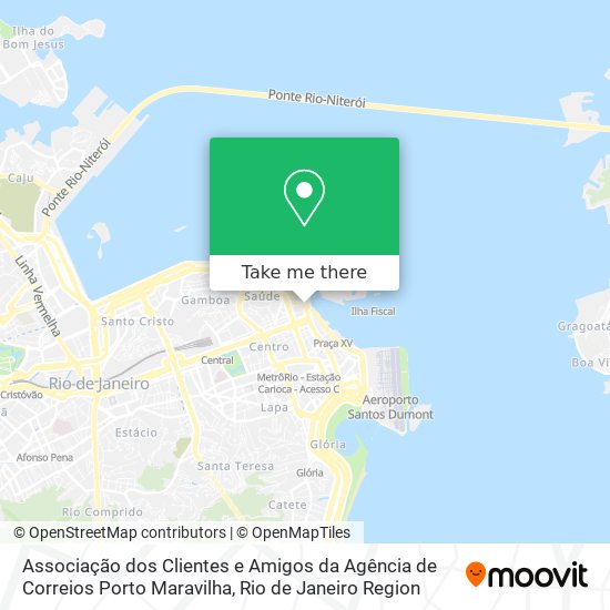 Associação dos Clientes e Amigos da Agência de Correios Porto Maravilha map