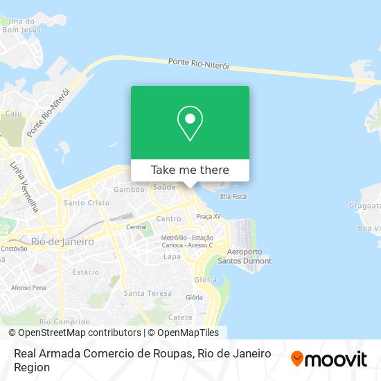 Mapa Real Armada Comercio de Roupas