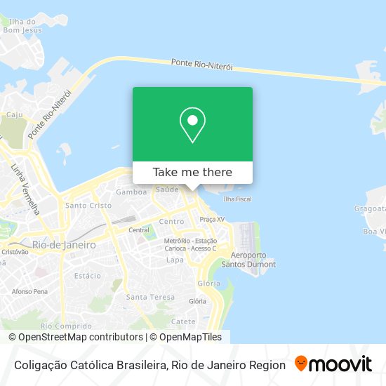 Coligação Católica Brasileira map