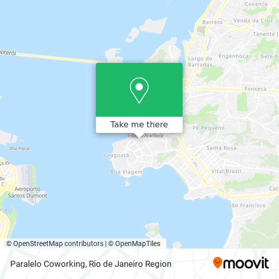 Paralelo Coworking map