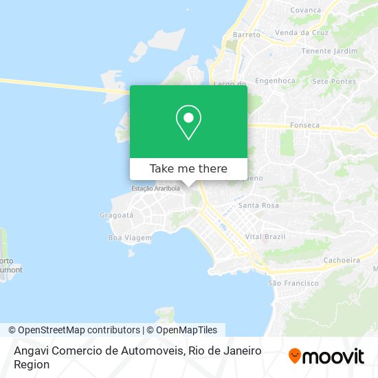 Angavi Comercio de Automoveis map