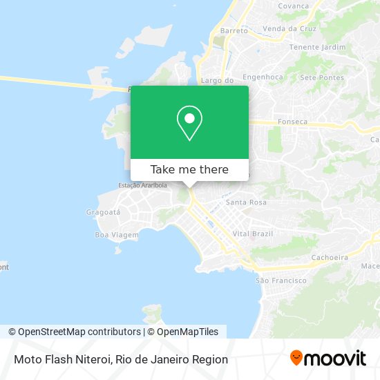 Mapa Moto Flash Niteroi