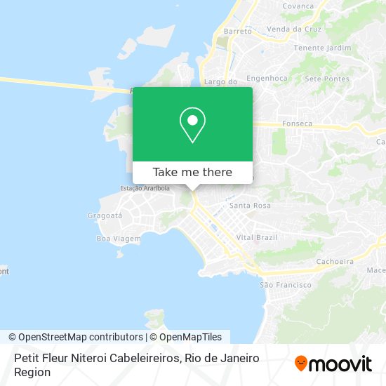 Mapa Petit Fleur Niteroi Cabeleireiros