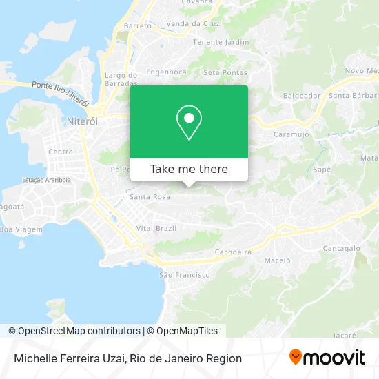 Michelle Ferreira Uzai map