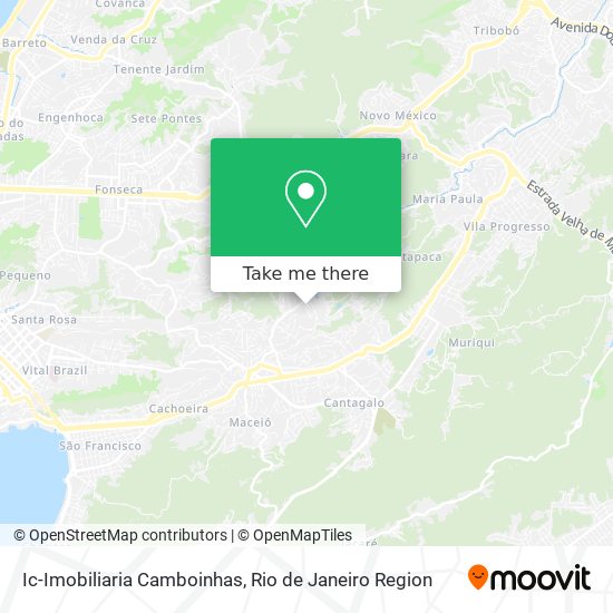 Ic-Imobiliaria Camboinhas map