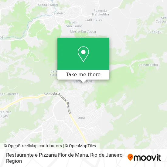 Restaurante e Pizzaria Flor de Maria map
