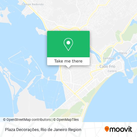 Plaza Decorações map