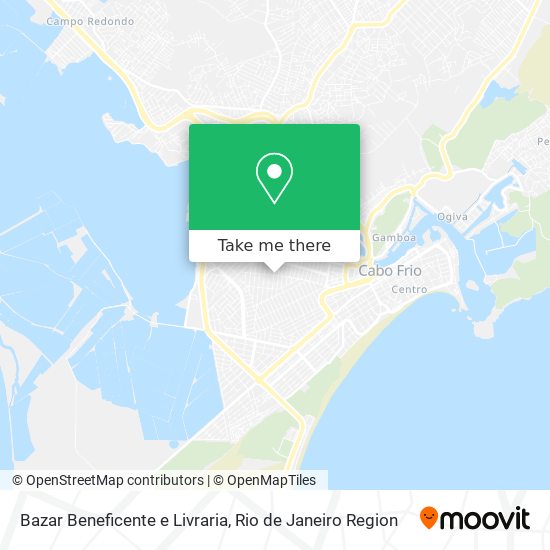 Mapa Bazar Beneficente e Livraria