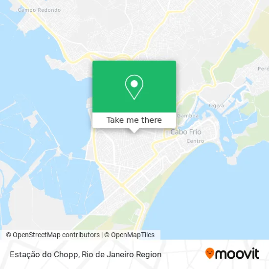 Estação do Chopp map