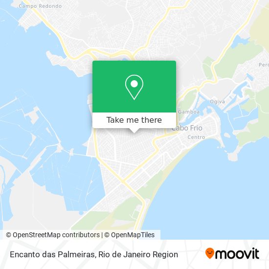 Encanto das Palmeiras map