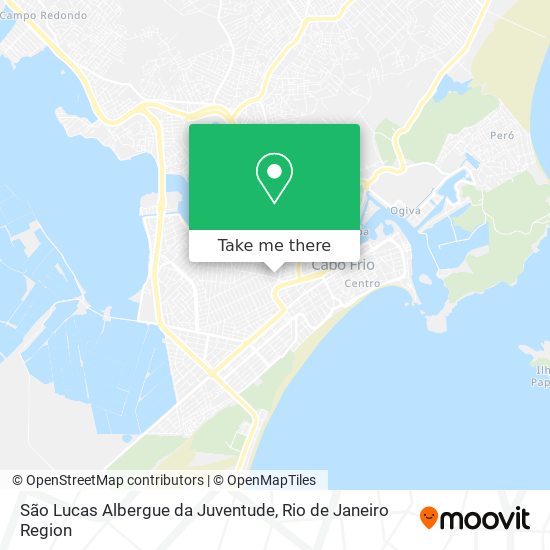 Mapa São Lucas Albergue da Juventude