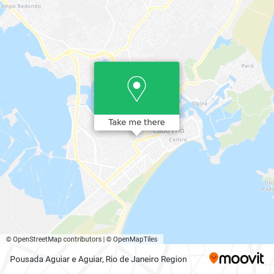 Pousada Aguiar e Aguiar map