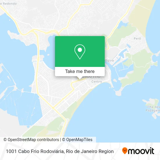 1001 Cabo Frio Rodoviária map