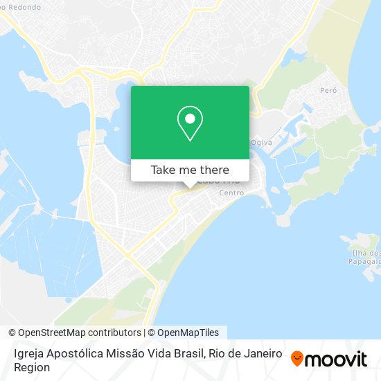 Mapa Igreja Apostólica Missão Vida Brasil