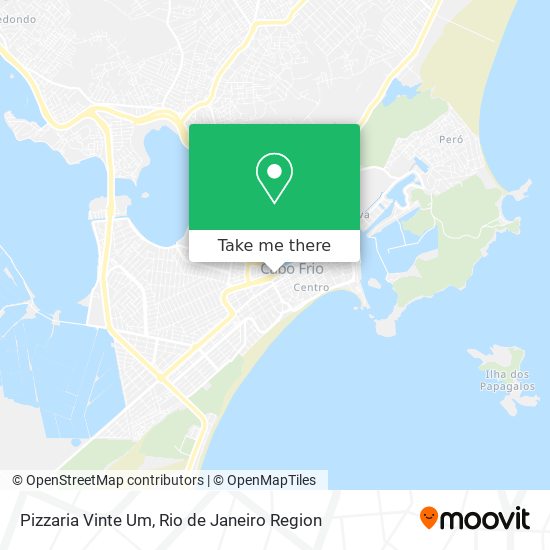 Pizzaria Vinte Um map