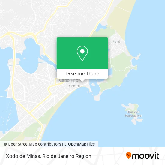 Xodo de Minas map