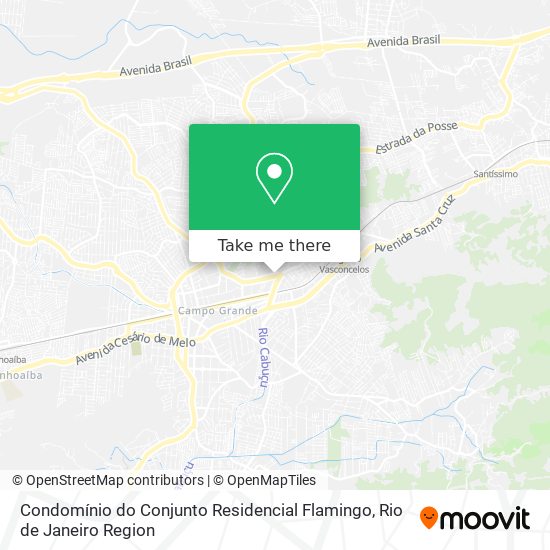 Condomínio do Conjunto Residencial Flamingo map