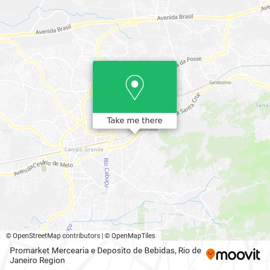 Promarket Mercearia e Deposito de Bebidas map