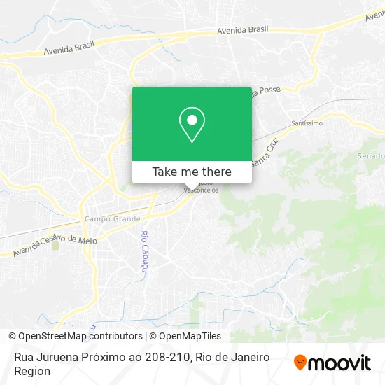 Rua Juruena Próximo ao 208-210 map