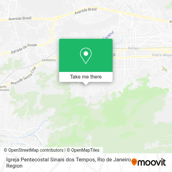 Igreja Pentecostal Sinais dos Tempos map