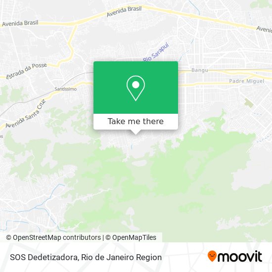 SOS Dedetizadora map