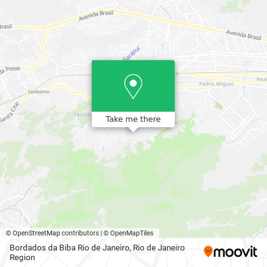 Bordados da Biba Rio de Janeiro map