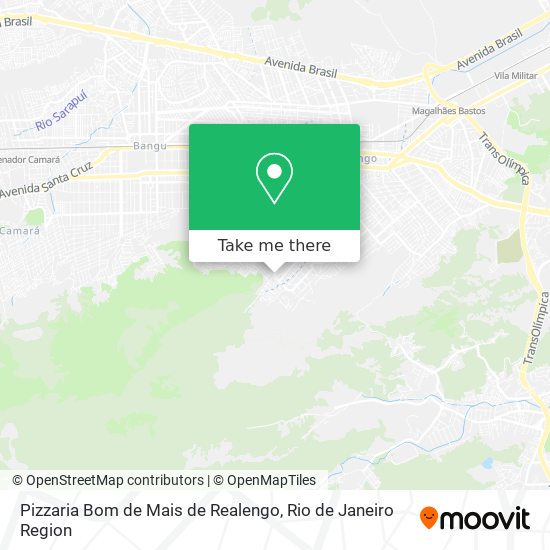 Pizzaria Bom de Mais de Realengo map