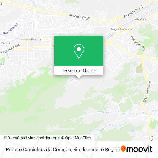 Projeto Caminhos do Coração map