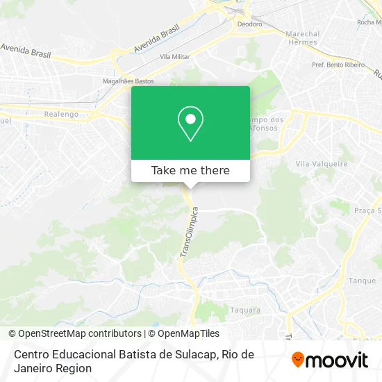 Centro Educacional Batista de Sulacap map