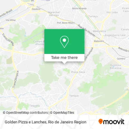 Golden Pizza e Lanches map