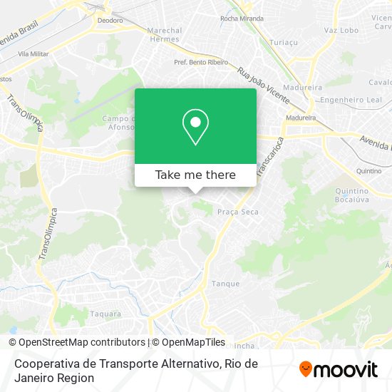 Cooperativa de Transporte Alternativo map