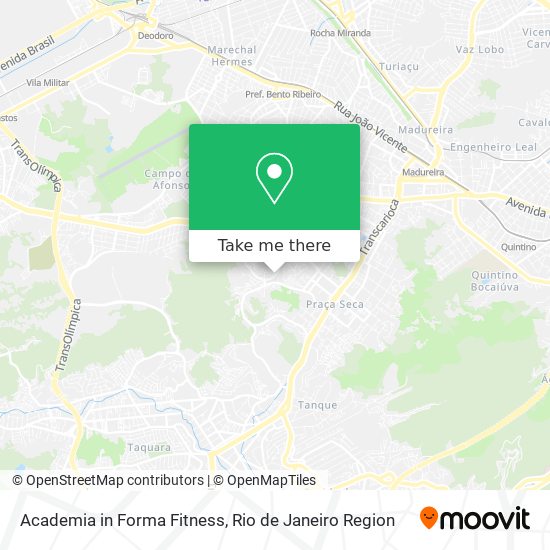 Academia in Forma Fitness map