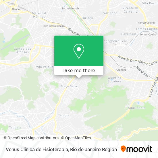 Venus Clinica de Fisioterapia map