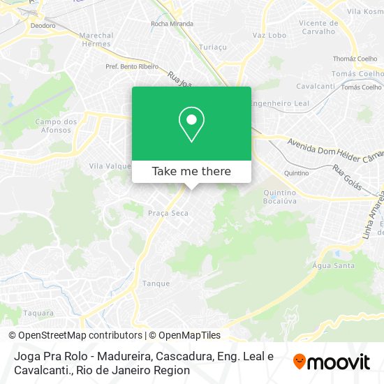 Joga Pra Rolo - Madureira, Cascadura, Eng. Leal e Cavalcanti. map