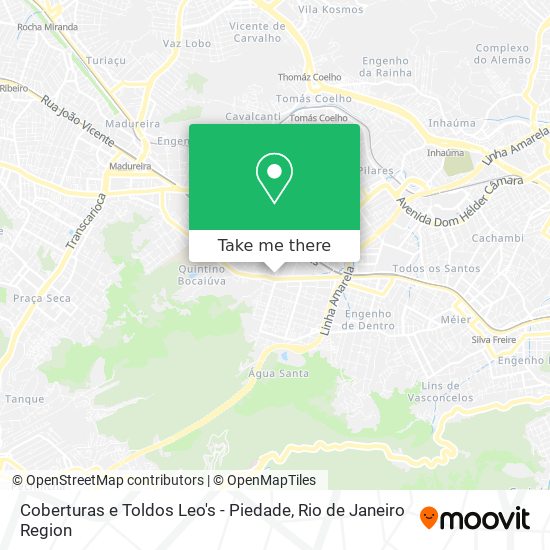 Coberturas e Toldos Leo's - Piedade map