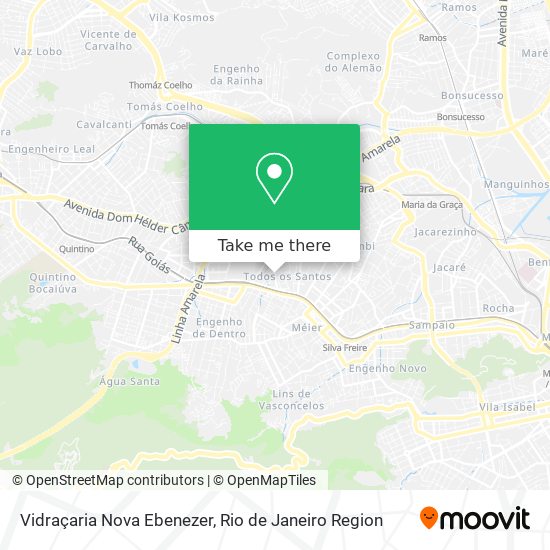 Vidraçaria Nova Ebenezer map